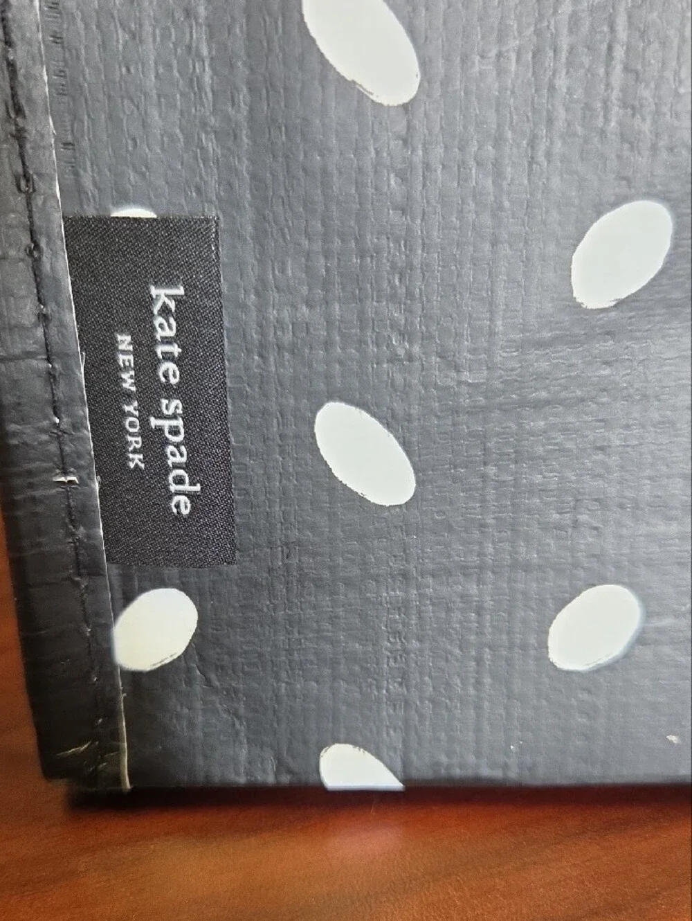 kate spade Black and White Polka Dot Market Shopper